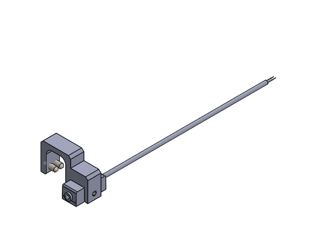 Reed switch with clamp